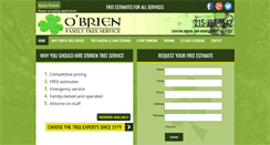 Desktop Screenshot of obrienfamilytreeservice.com
